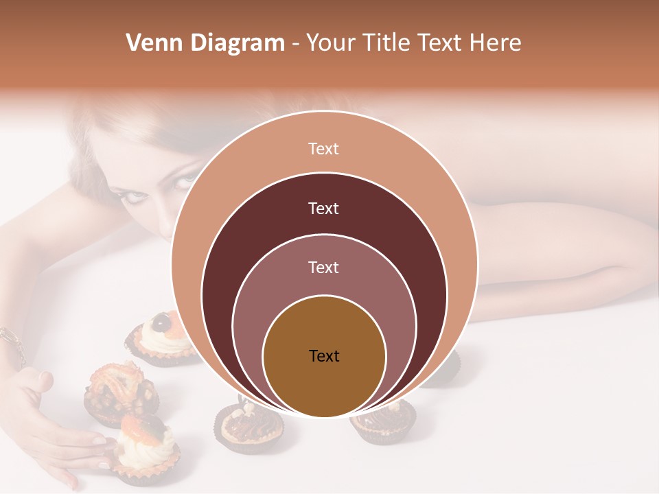 Glamour Cute Dessert PowerPoint Template