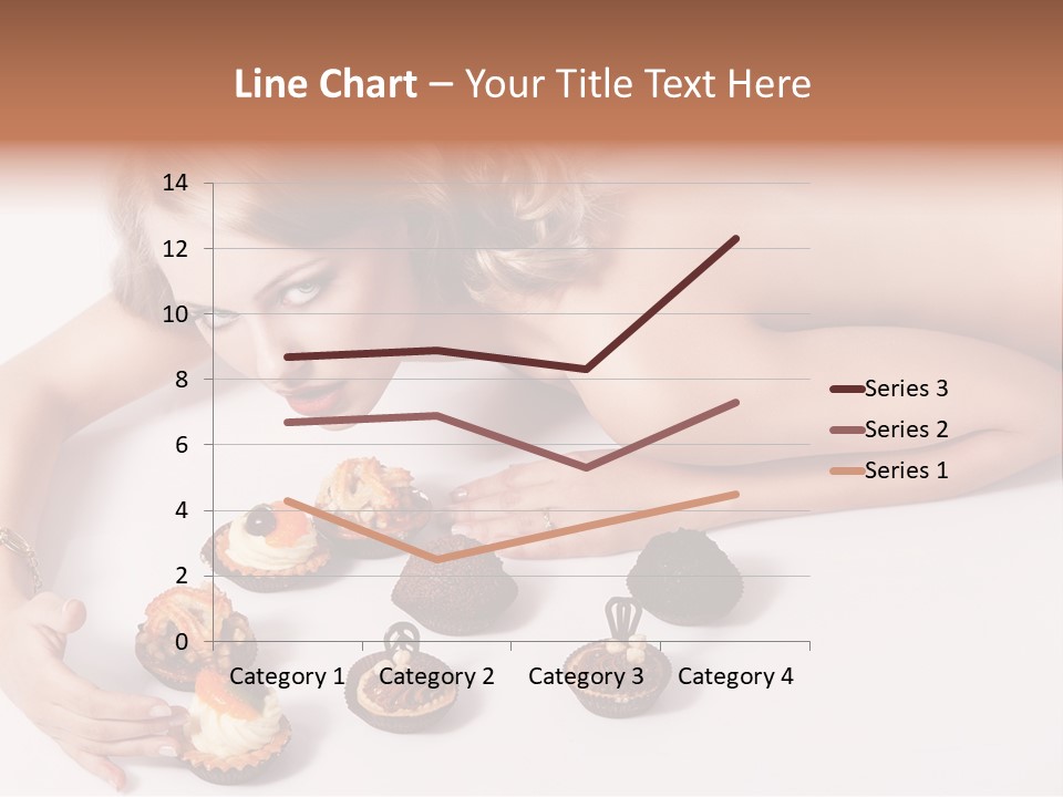 Glamour Cute Dessert PowerPoint Template