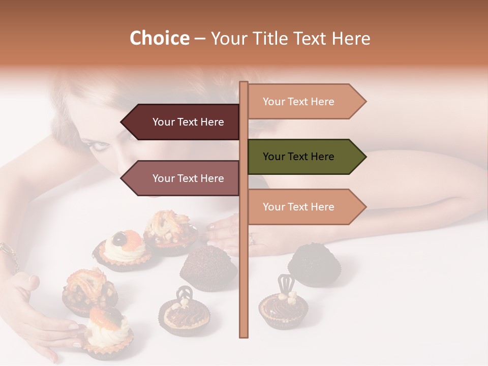 Glamour Cute Dessert PowerPoint Template