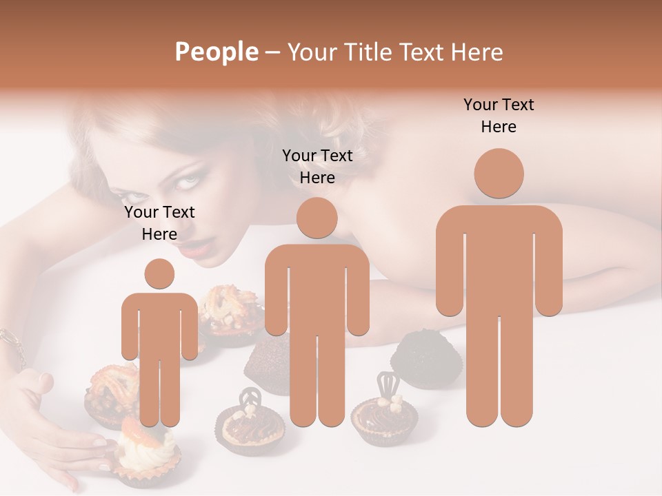 Glamour Cute Dessert PowerPoint Template