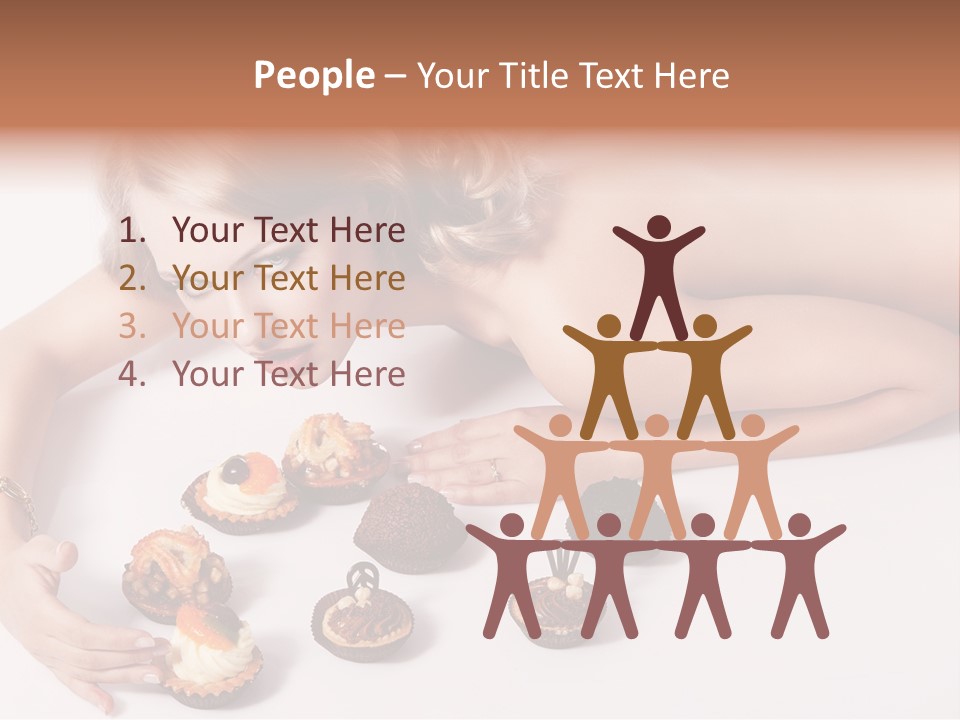 Glamour Cute Dessert PowerPoint Template