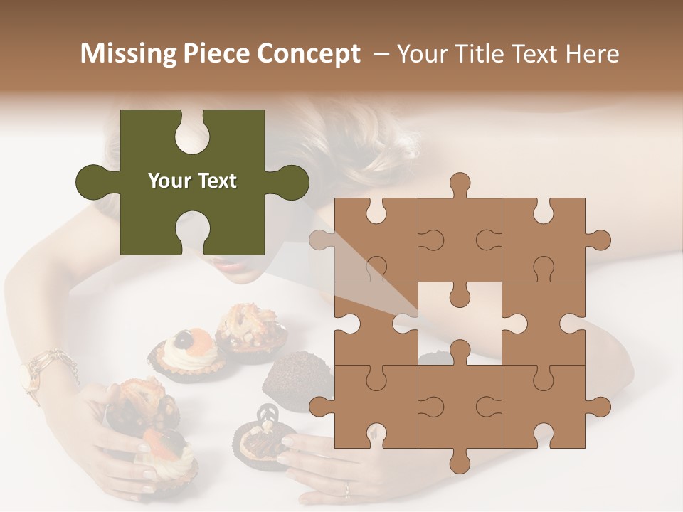 White Altre Parole Chiave Delicious PowerPoint Template