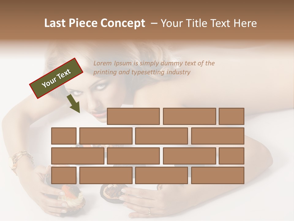 White Altre Parole Chiave Delicious PowerPoint Template