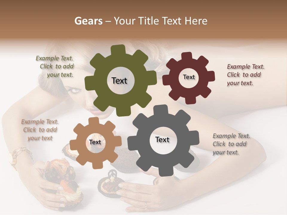 White Altre Parole Chiave Delicious PowerPoint Template