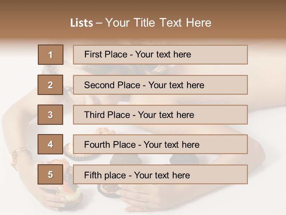 White Altre Parole Chiave Delicious PowerPoint Template