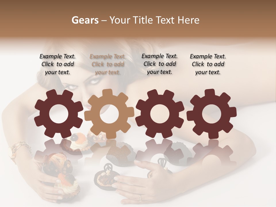 White Altre Parole Chiave Delicious PowerPoint Template