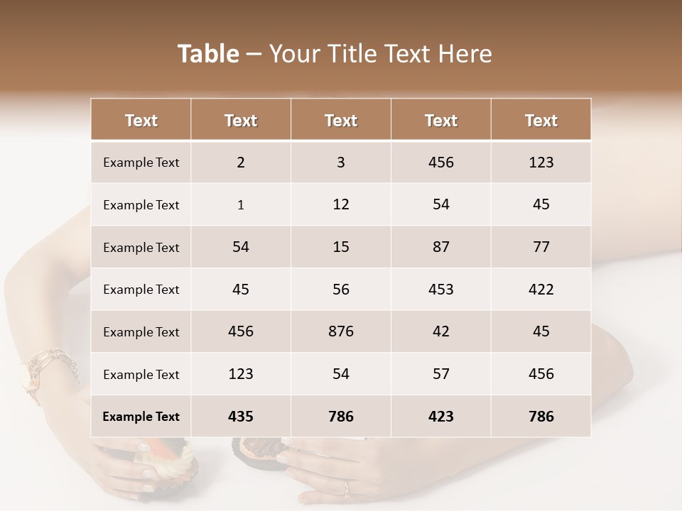 White Altre Parole Chiave Delicious PowerPoint Template