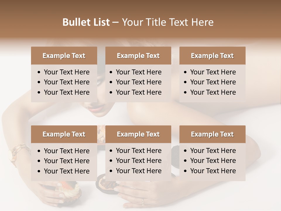 White Altre Parole Chiave Delicious PowerPoint Template