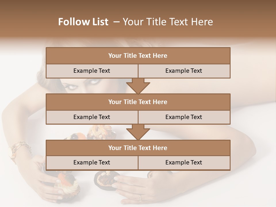 White Altre Parole Chiave Delicious PowerPoint Template