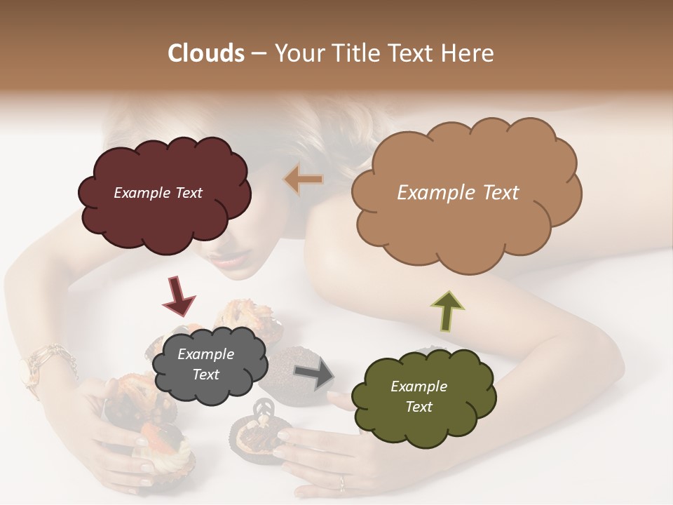 White Altre Parole Chiave Delicious PowerPoint Template