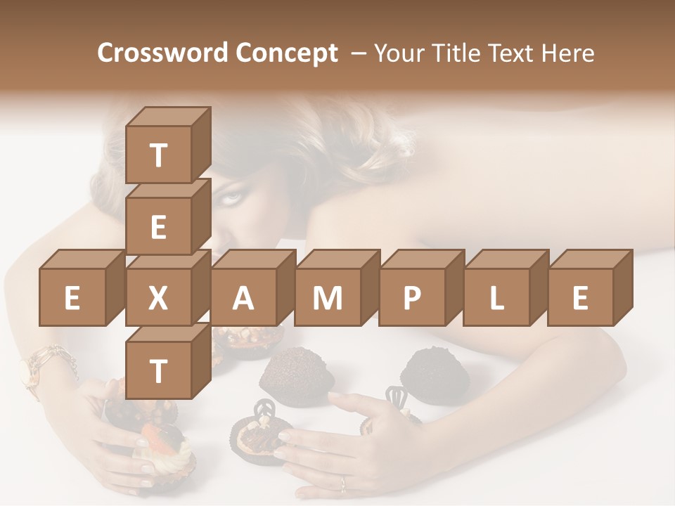 White Altre Parole Chiave Delicious PowerPoint Template