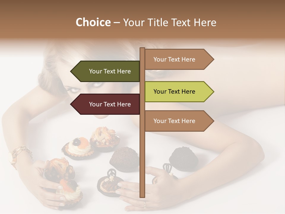 White Altre Parole Chiave Delicious PowerPoint Template