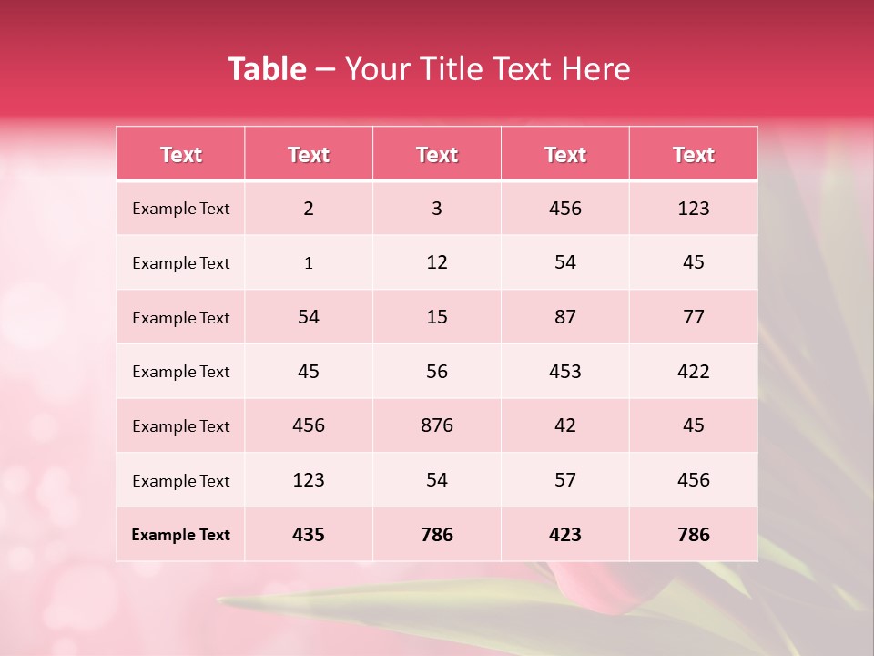Fresh Ecology Photo PowerPoint Template