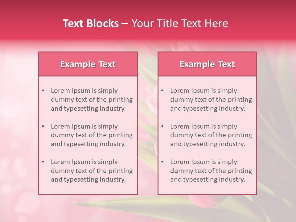 Fresh Ecology Photo PowerPoint Template