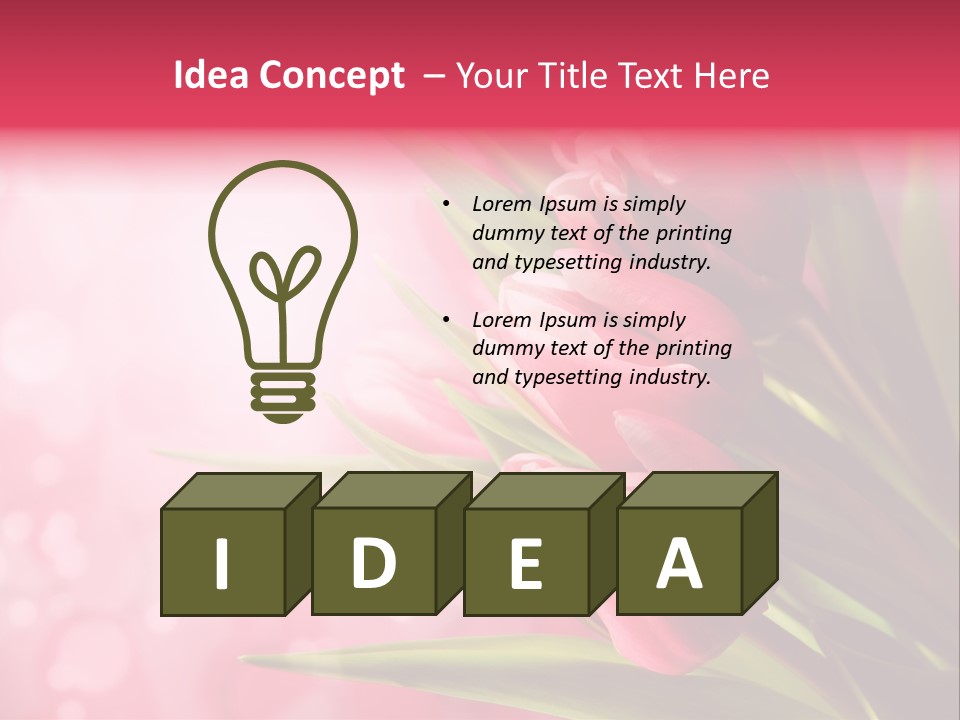 Fresh Ecology Photo PowerPoint Template