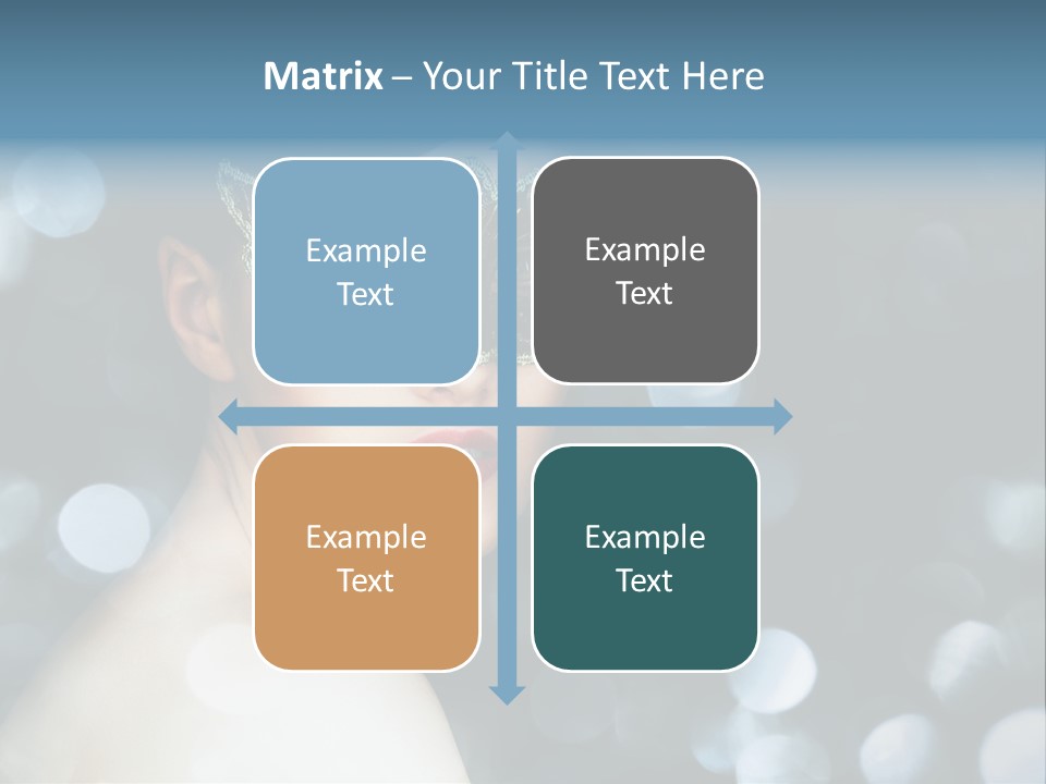 Beauty Close Up Single PowerPoint Template