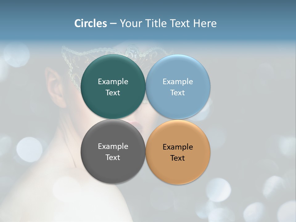 Beauty Close Up Single PowerPoint Template