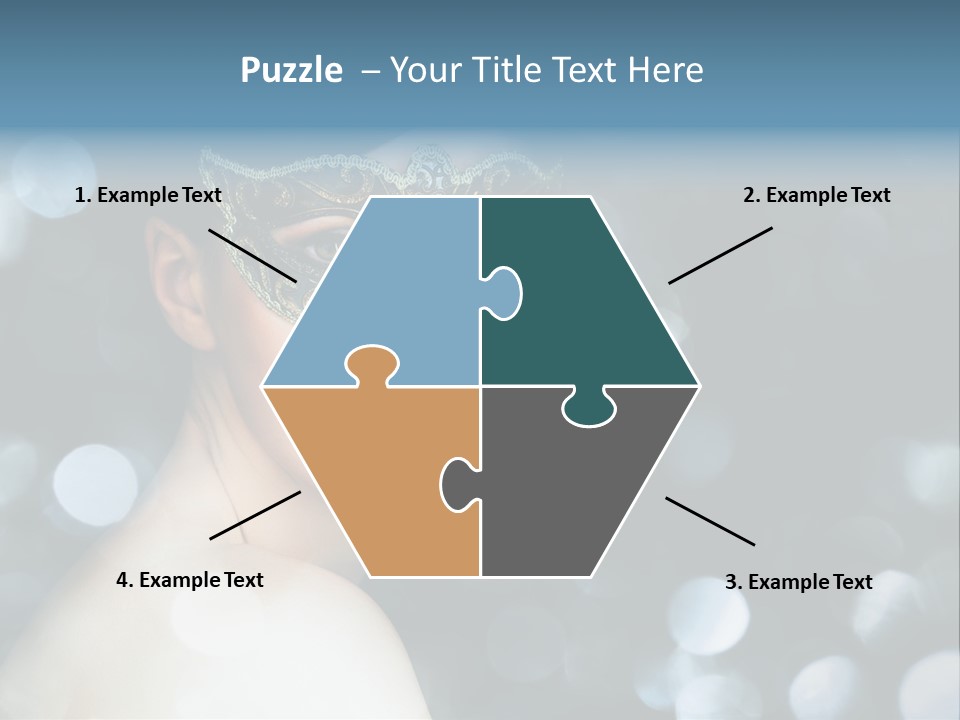 Beauty Close Up Single PowerPoint Template