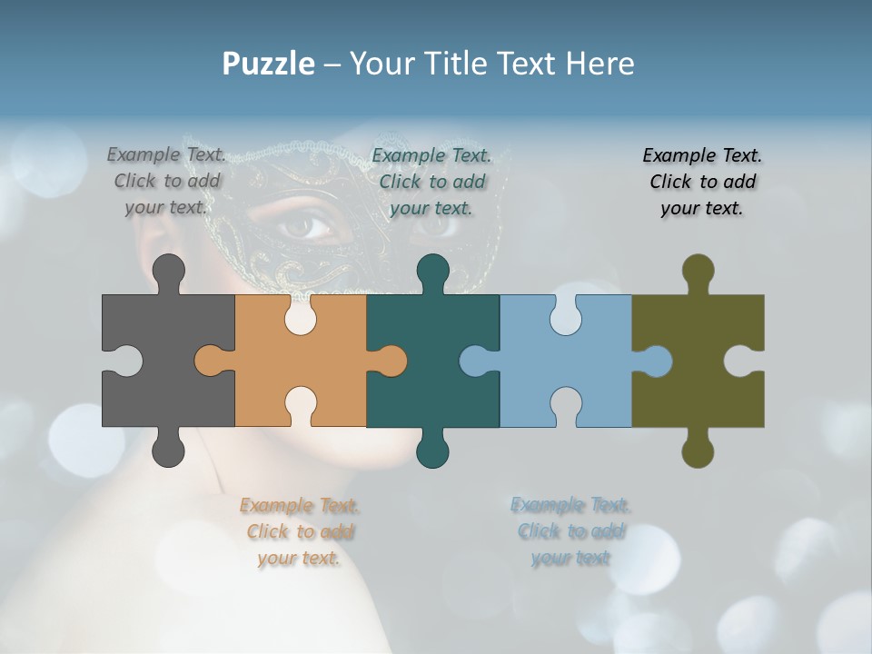 Beauty Close Up Single PowerPoint Template