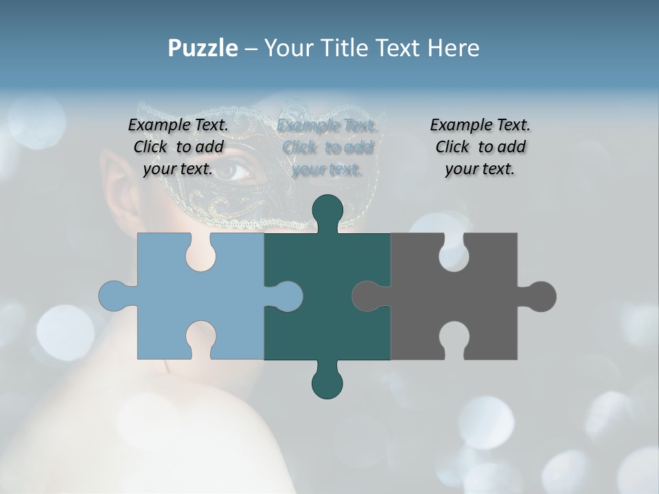 Beauty Close Up Single PowerPoint Template