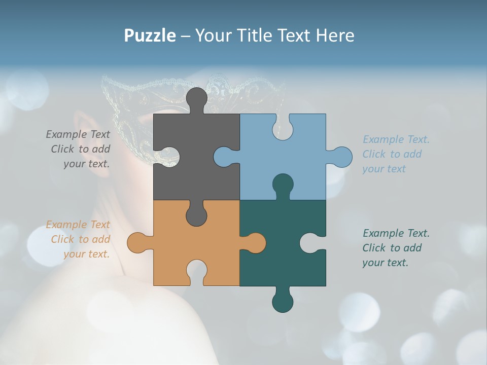 Beauty Close Up Single PowerPoint Template