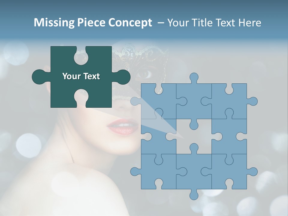Beauty Close Up Single PowerPoint Template