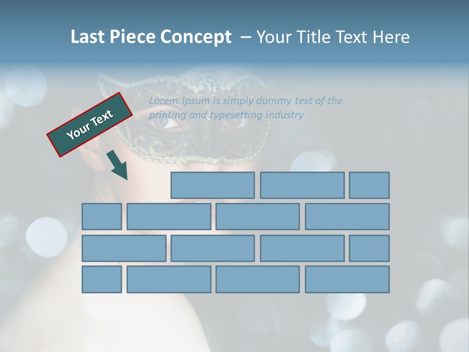 Beauty Close Up Single PowerPoint Template
