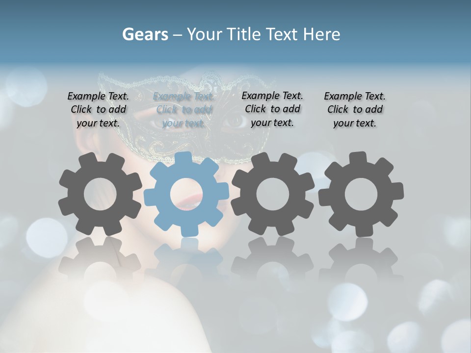 Beauty Close Up Single PowerPoint Template