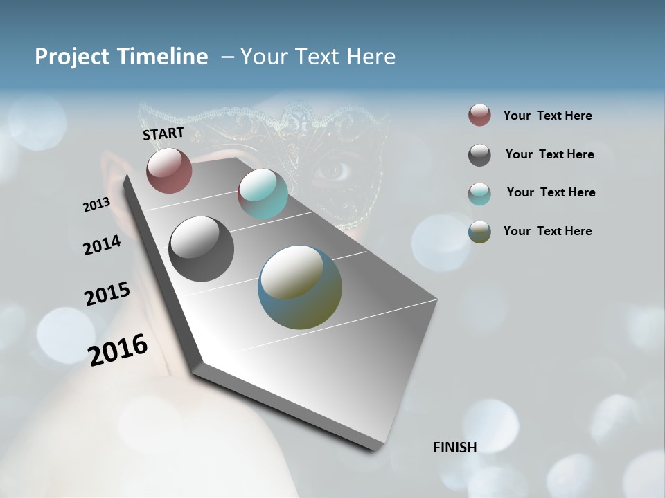 Beauty Close Up Single PowerPoint Template