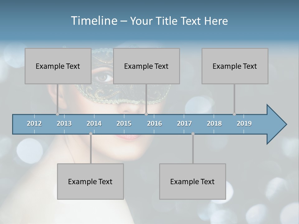 Beauty Close Up Single PowerPoint Template