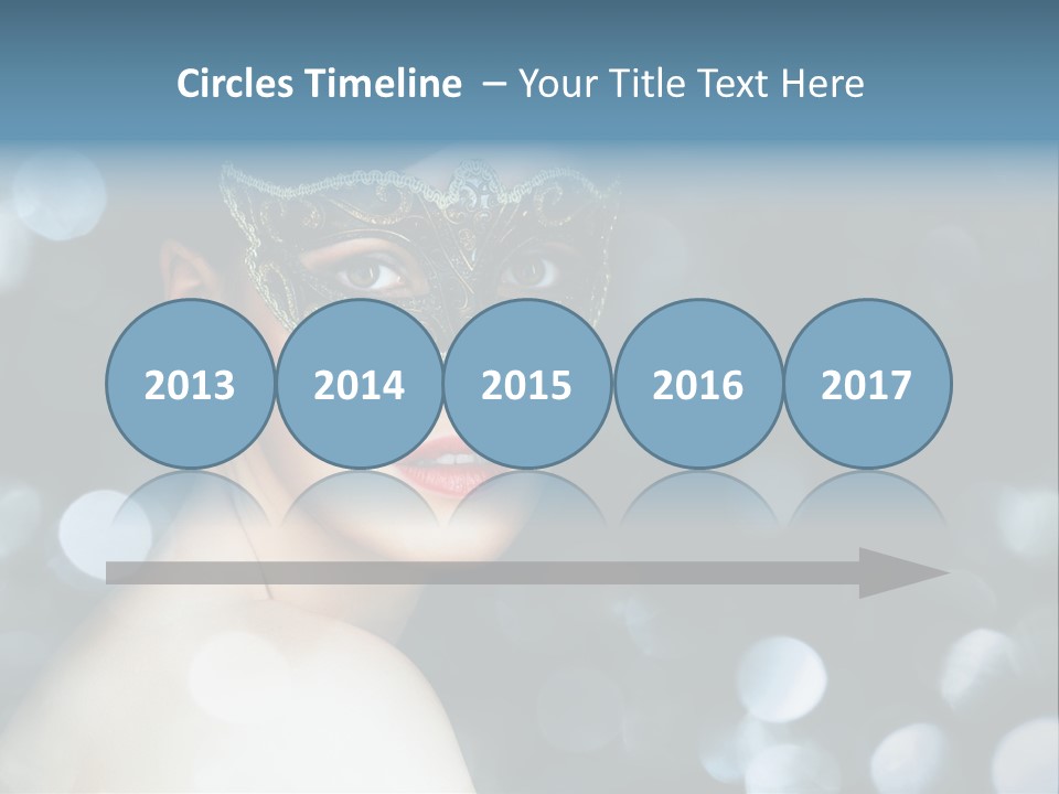 Beauty Close Up Single PowerPoint Template