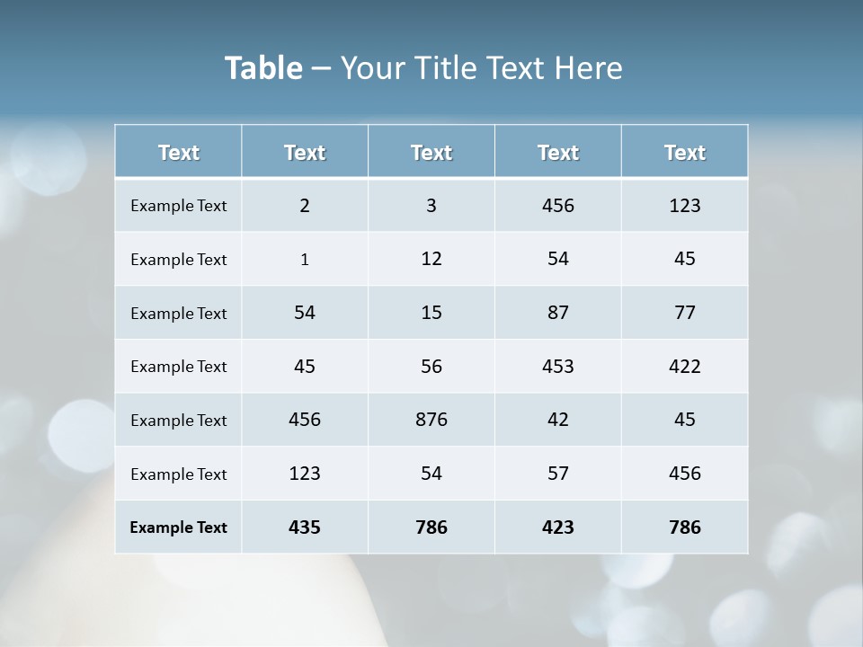 Beauty Close Up Single PowerPoint Template