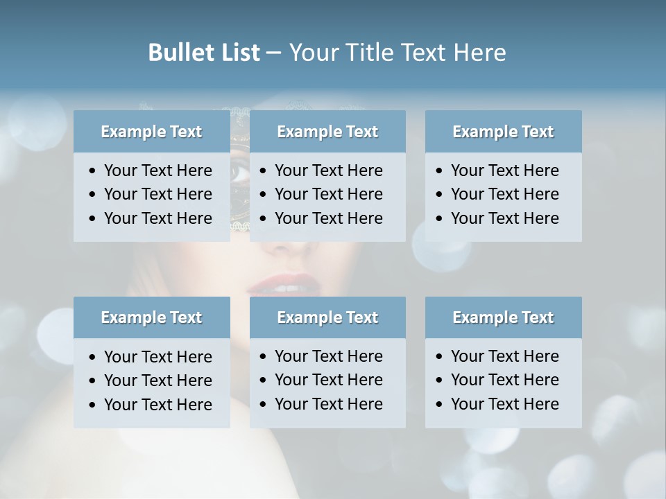 Beauty Close Up Single PowerPoint Template