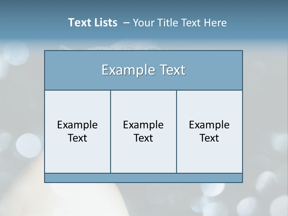 Beauty Close Up Single PowerPoint Template
