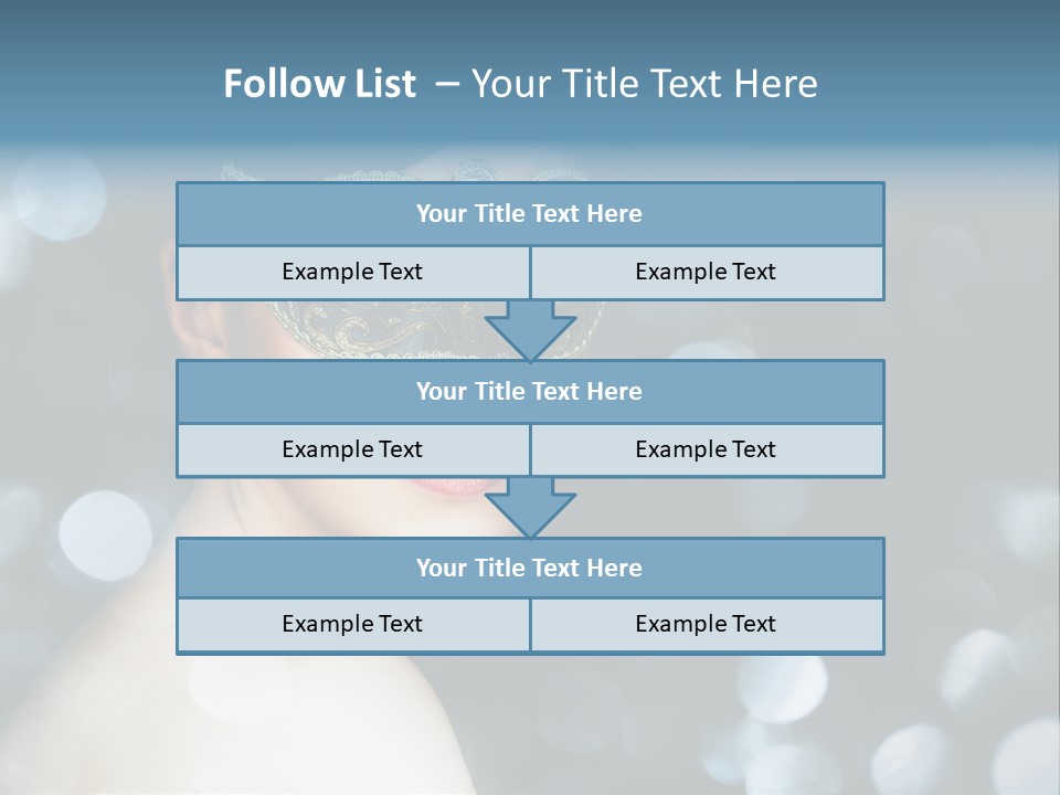 Beauty Close Up Single PowerPoint Template
