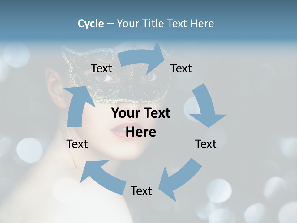 Beauty Close Up Single PowerPoint Template