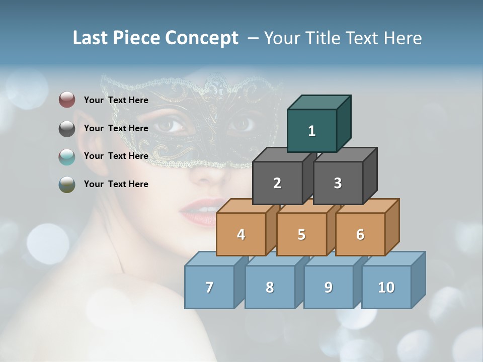 Beauty Close Up Single PowerPoint Template