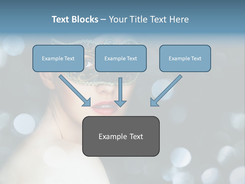 Beauty Close Up Single PowerPoint Template