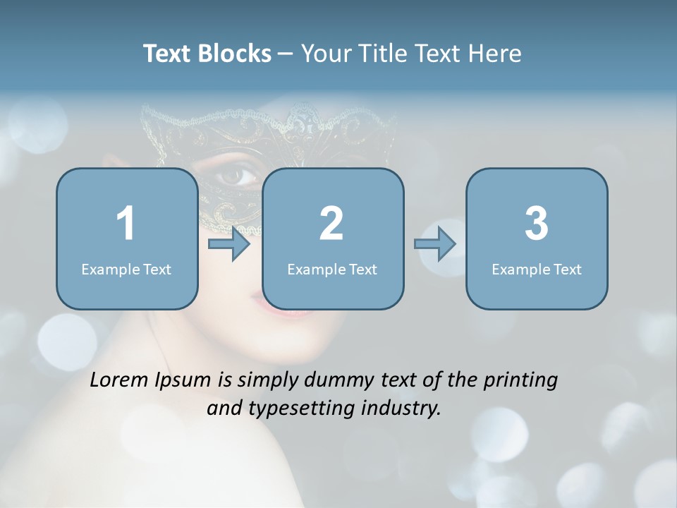 Beauty Close Up Single PowerPoint Template