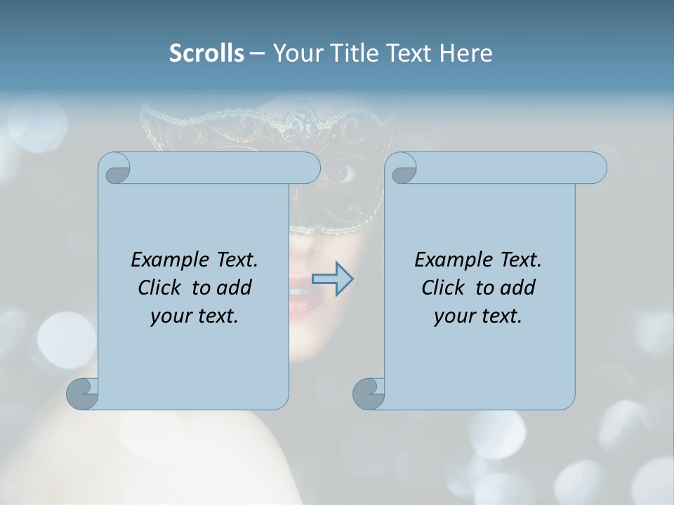 Beauty Close Up Single PowerPoint Template