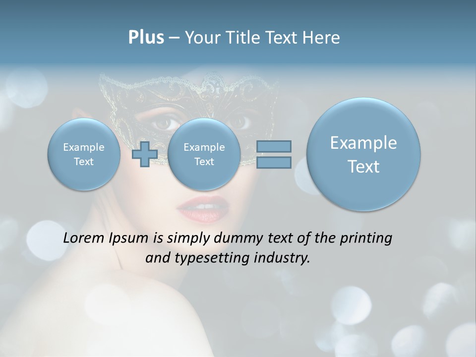 Beauty Close Up Single PowerPoint Template