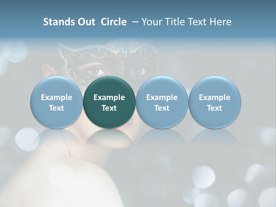 Beauty Close Up Single PowerPoint Template