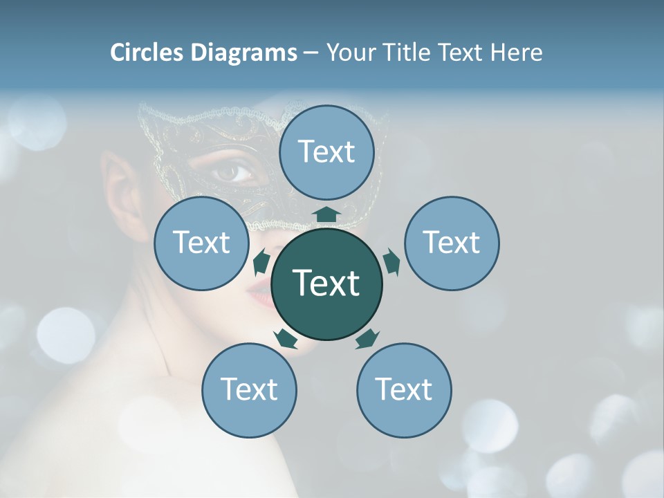 Beauty Close Up Single PowerPoint Template