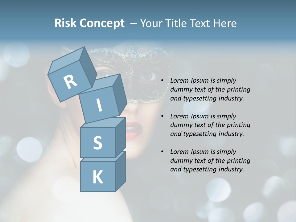 Beauty Close Up Single PowerPoint Template