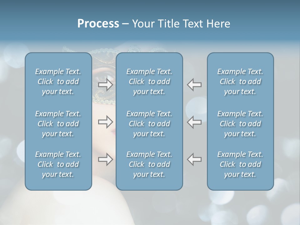 Beauty Close Up Single PowerPoint Template