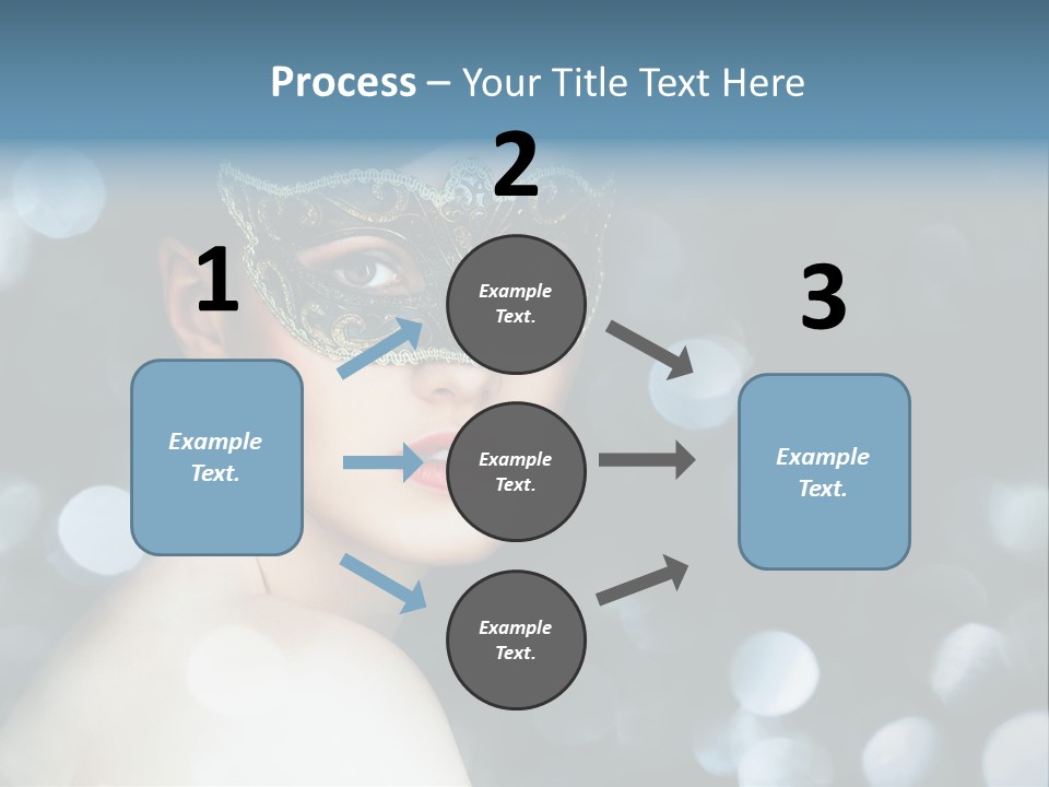 Beauty Close Up Single PowerPoint Template
