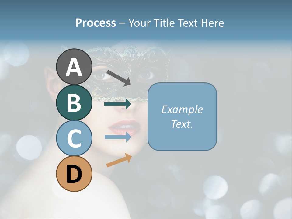 Beauty Close Up Single PowerPoint Template