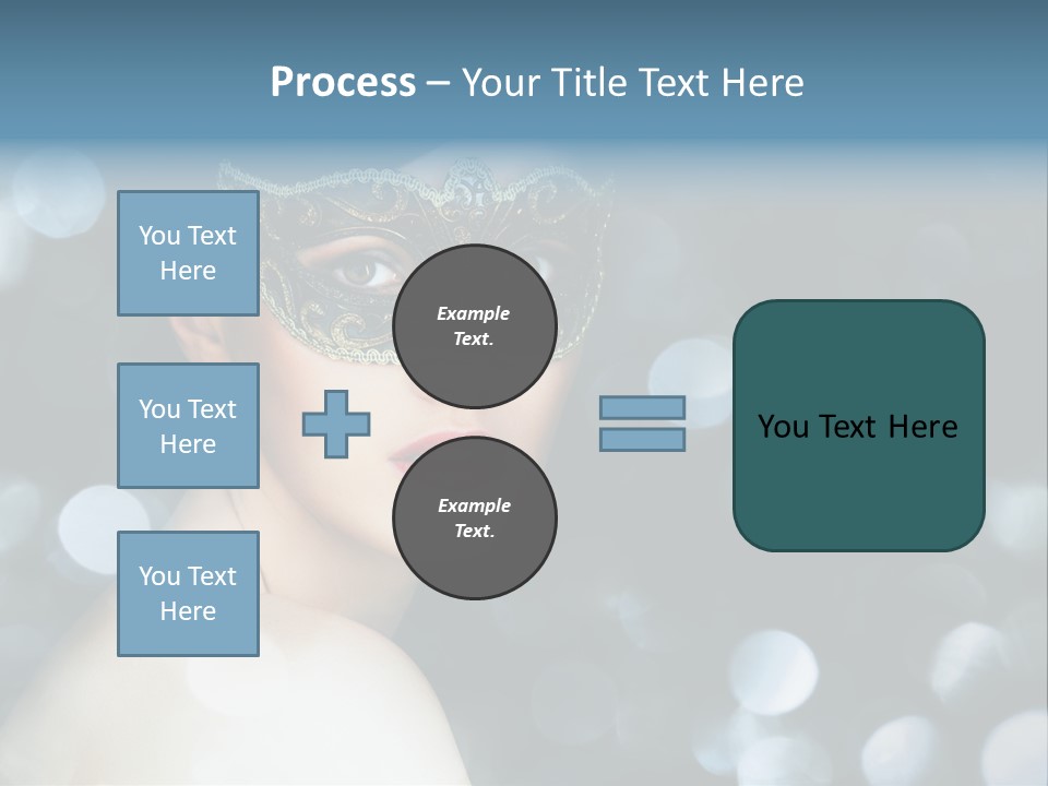 Beauty Close Up Single PowerPoint Template