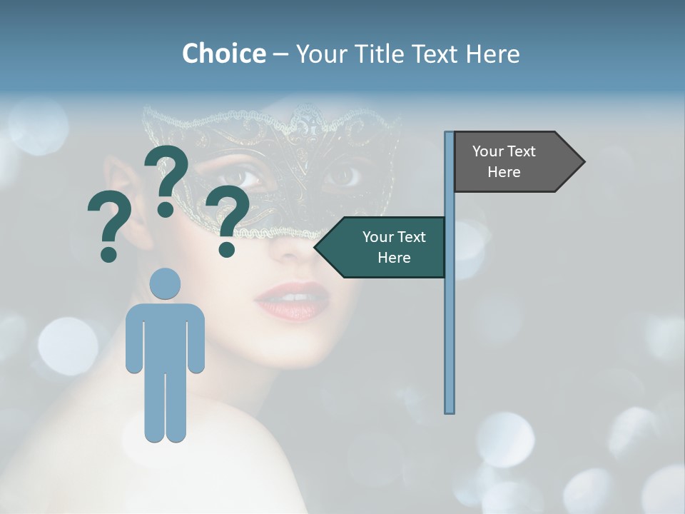 Beauty Close Up Single PowerPoint Template