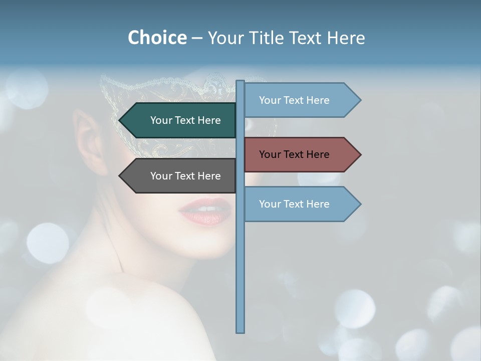 Beauty Close Up Single PowerPoint Template